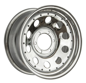 Диск  штамп OFF-ROAD WHEELS 8Х16 6/139,7 ET30 L110,1 Хром