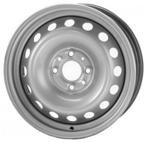 Диск  штамп  6Х15 5/100 ET43 L57,1 Серебристый