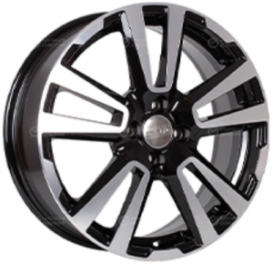 ДИСК  K&K  КС874  6,5x17 4/100 ЕТ43 L60,1 АЛМАЗ ЧЕРНЫЙ